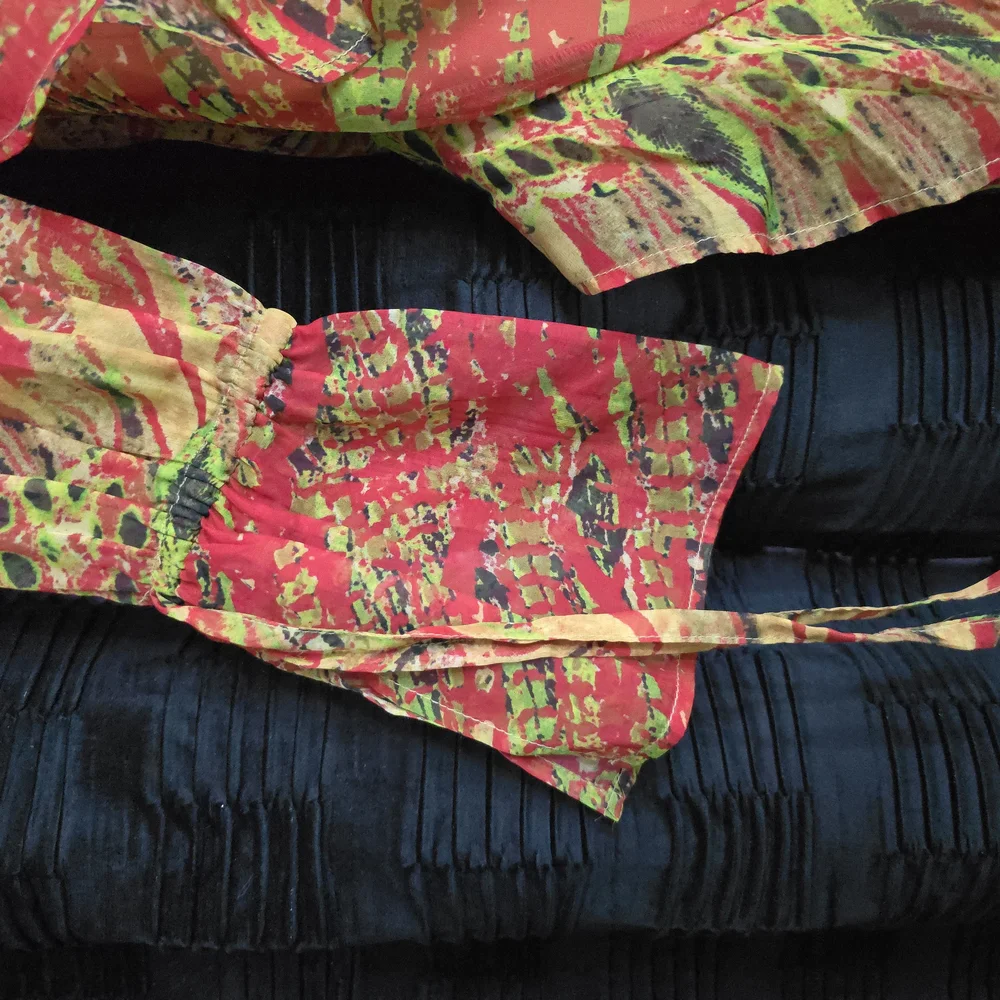 Vibrant Multicolor Ruffled Dress - Picture 4 of 5